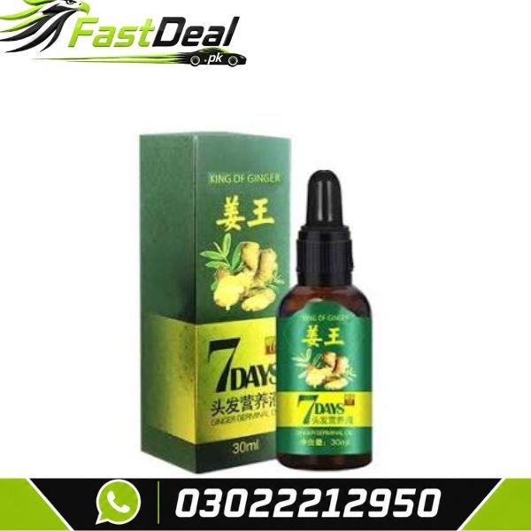 7 Days King Of Ginger Serum Oil in Pakistan